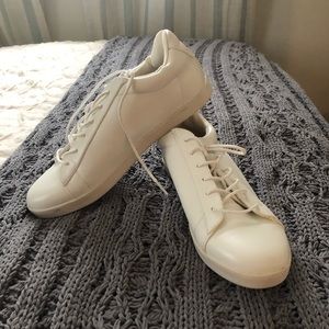 SOLD White flat sneakers